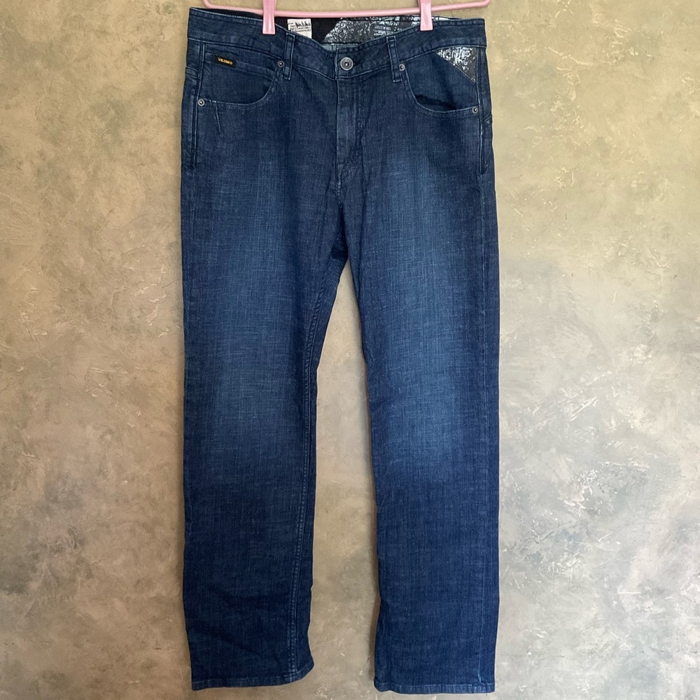Volcom Enowen Classic Straight Stretch Denim Jeans 34/32